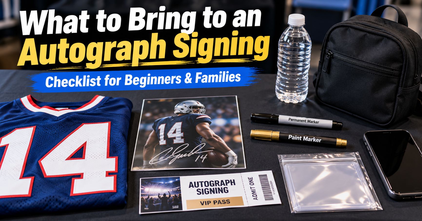 What to Bring to an Autograph Signing: A Complete Checklist With Tips for Beginners and Families