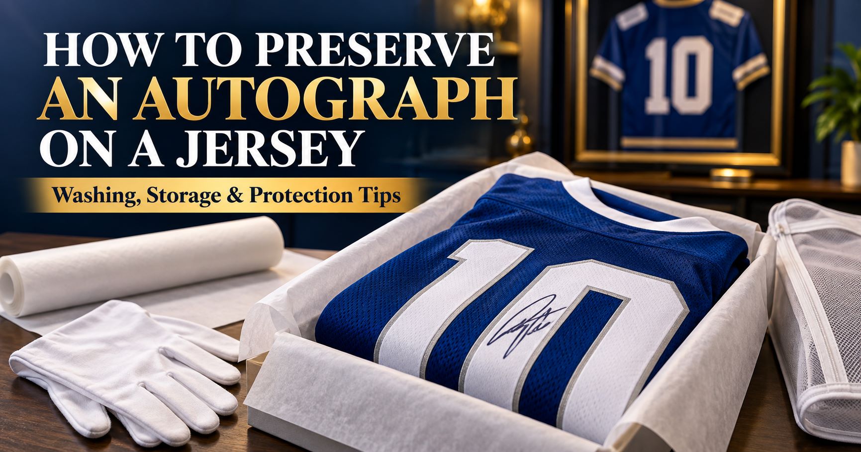 How to Preserve an Autograph on a Jersey: Washing, Storage, and Protection Tips That Help It Last for Years