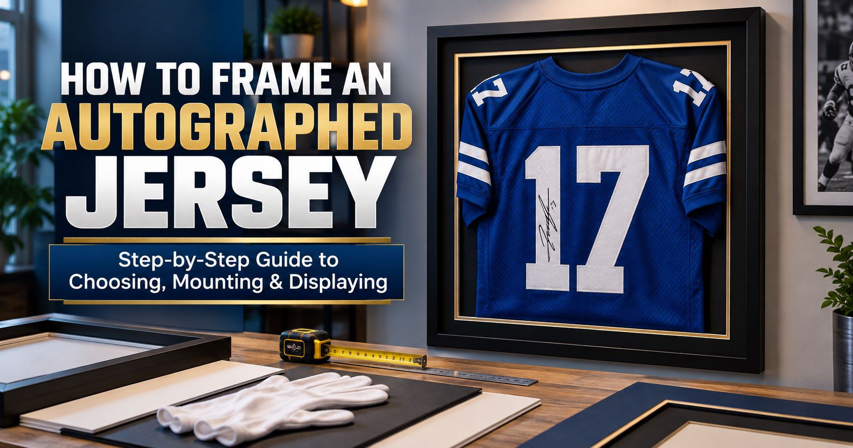 How to Frame an Autographed Jersey: A Step-by-Step Guide to Choosing, Mounting, and Displaying Your Signed Jersey